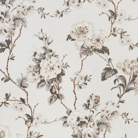 FABRICS Betty Chintz Charcoal | 178401
