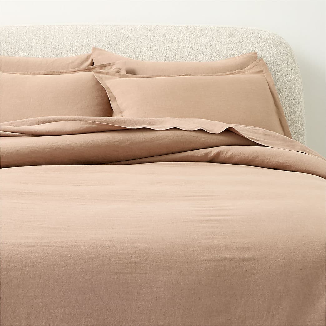 Classic EUROPEAN FLAX™-Certified Linen Tawny Brown Duvet Cover