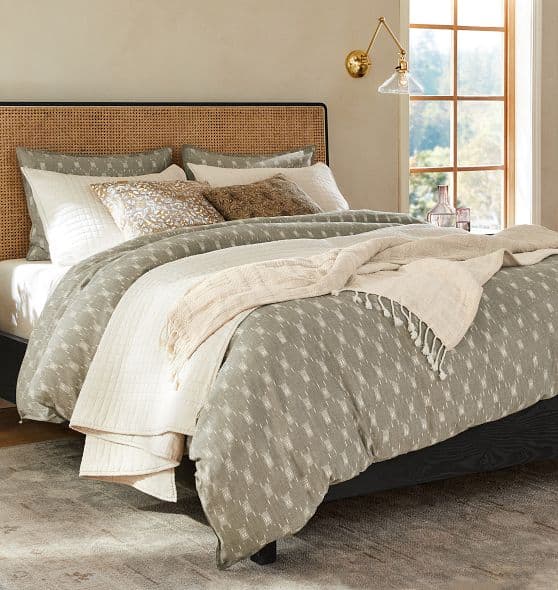 Handwoven Ikat Cotton Duvet & Shams