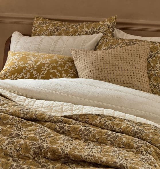 Bedding Bundle: Poppy in Antique Gold
