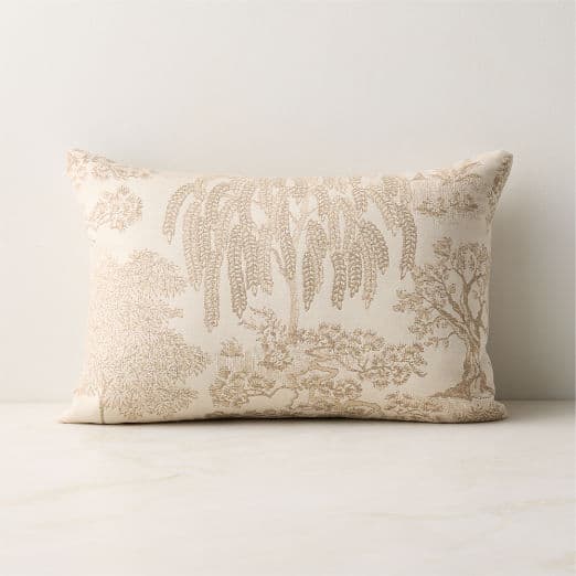 Corben Custom Throw Pillow Cover 22"x15"